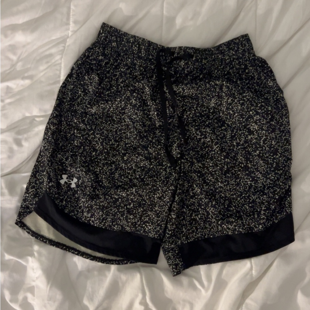 Under Armour Black Athletic Shorts Lightweight Performance